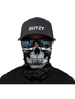 OUYZY Neck Gaiter Face Scarf Cover Mask Sun Bandanas for Fishing Motorcycling