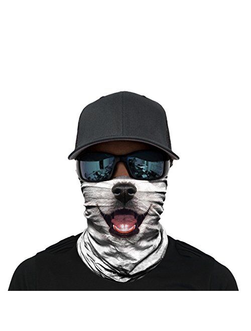 OUYZY Neck Gaiter Face Scarf Cover Mask Sun Bandanas for Fishing Motorcycling