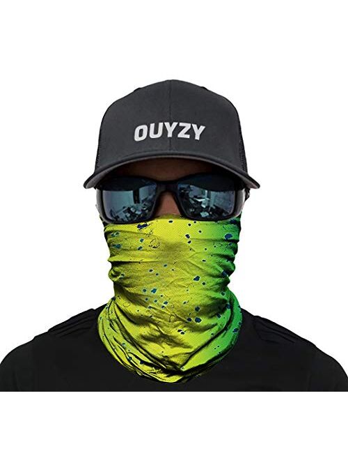 OUYZY Neck Gaiter Face Scarf Cover Mask Sun Bandanas for Fishing Motorcycling