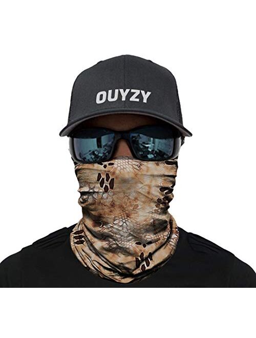 OUYZY Neck Gaiter Face Scarf Cover Mask Sun Bandanas for Fishing Motorcycling