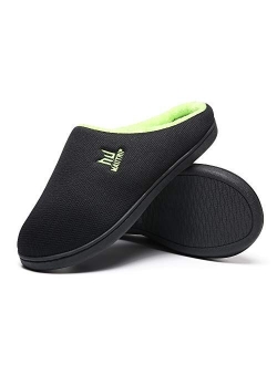 MqSlipper Men's Comfortable Memory Foam House Slippers Non Slip (Size:7-15)