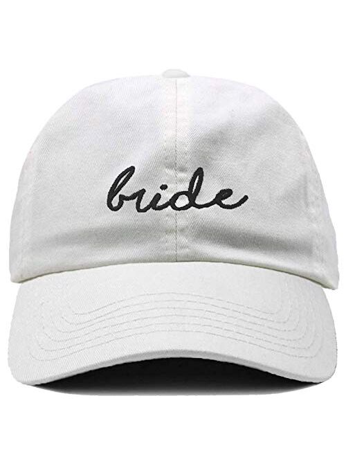 Funky Junque 3 Pack Bridal Dad Hats - 1 Bride, 2 Squad