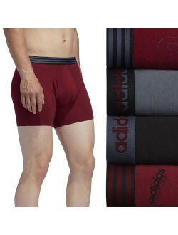 4-Pack Performance Cotton Stretch Boxer Briefs