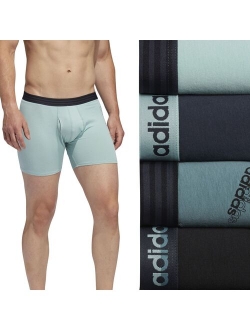 4-Pack Performance Cotton Stretch Boxer Briefs