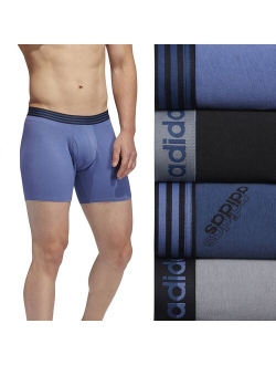 4-Pack Performance Cotton Stretch Boxer Briefs