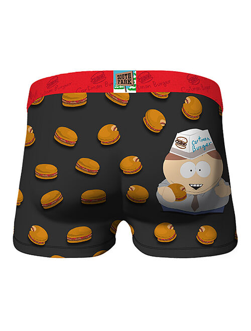 South Park Brown & Red Cartman Burger Boxer Briefs - Men