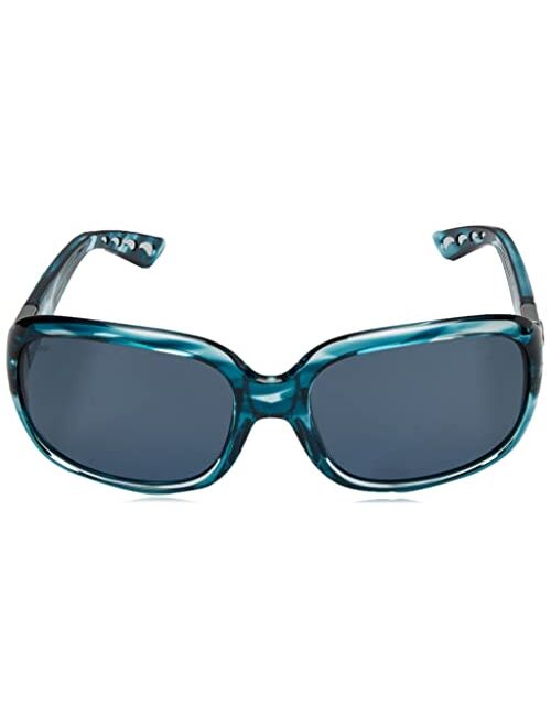 Costa Del Mar Women's Gannet Rectangular Sunglasses