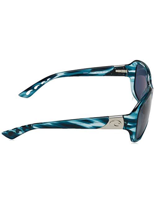 Costa Del Mar Women's Gannet Rectangular Sunglasses