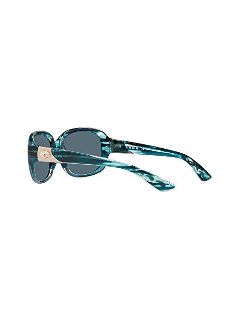 Costa Del Mar Women's Gannet Rectangular Sunglasses