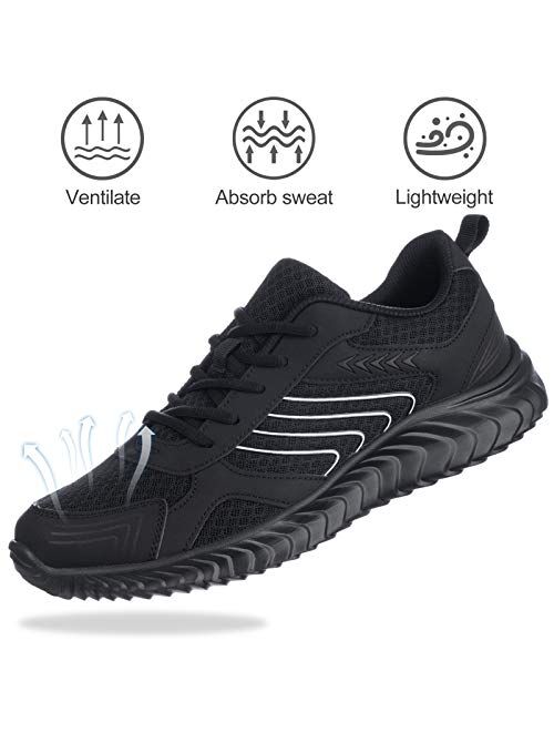 Akk Women's Lightweight Running Shoes - Breathable Mesh Walking Outdoor Lace up Casual Shoes Womens Fashion Sneakers