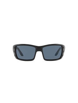 Men's Permit 580p Rectangular Sunglasses