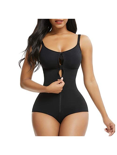 Body Shaper for Women Tummy Control Shapewear Plus Size Seamless Bodysuit