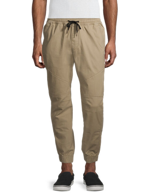 no boundaries men's twill jogger pants