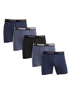 Men's Microfiber Boxer Brief, 5-pack