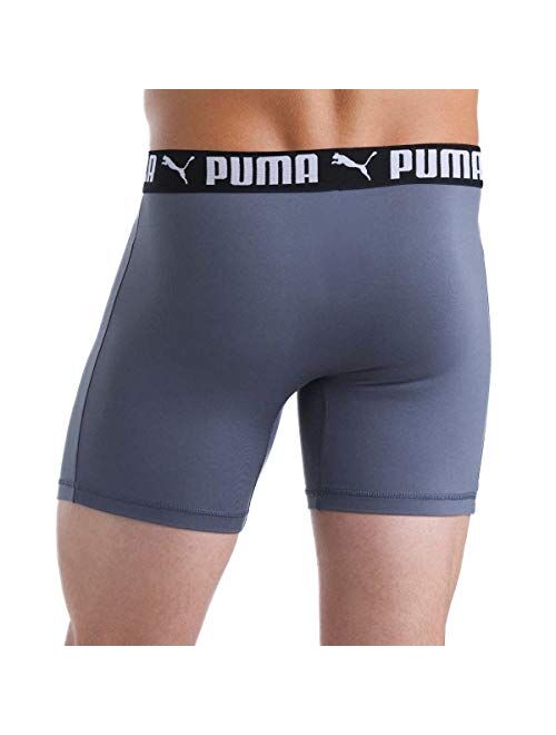 Puma Men's Microfiber Boxer Brief, 5-pack