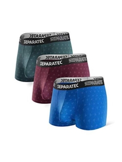 Men's Underwear Comfy soft Cotton Modal Blend Dual Pouch Trunks 2-3 Pack