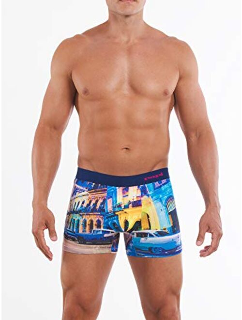 papi Men's Low Rise Microfiber Boxer Brief