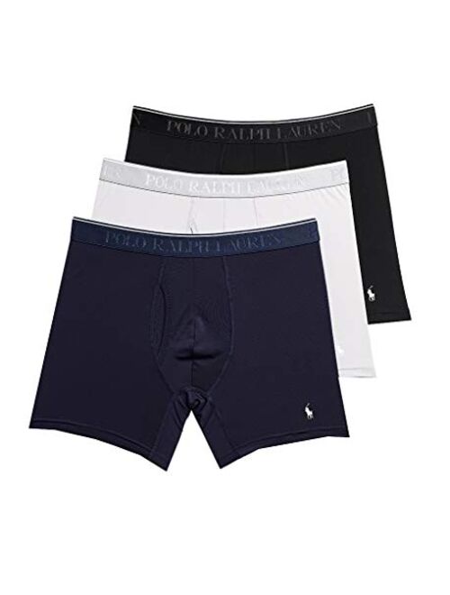 Polo Ralph Lauren Classic Fit Microfiber Boxer Briefs - 3 Pack