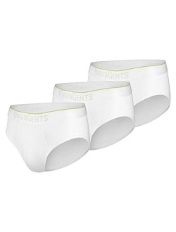 UnderGents 3-Pack Men's Brief Underwear CloudSoft Fabric with Cooling Modal