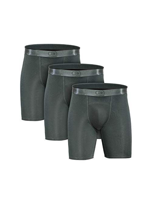 Contour Athletics 3-Pack Men's Underwear Modal Cotton Boxers for Men