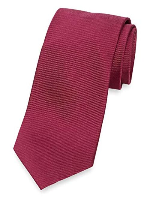 Paul Fredrick Men's Textured Solid Silk Tie