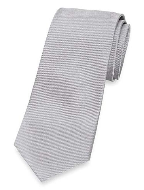 Paul Fredrick Men's Textured Solid Silk Tie