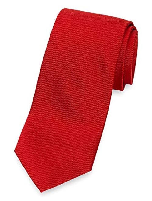 Paul Fredrick Men's Textured Solid Silk Tie