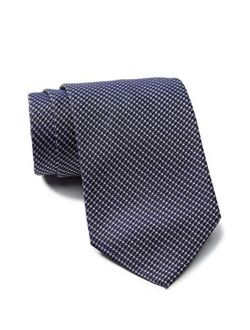 Boss Hugo Boss Woven Pattern Italian Silk Tie, Dark Blue 50424840