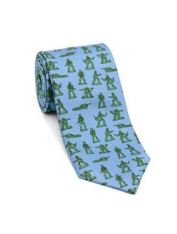 Josh Bach Men's Army Men Silk Necktie, Made in USA