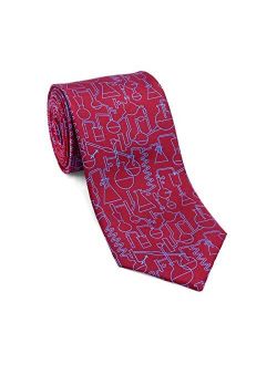 Josh Bach Men's Chemistry and Science Silk Necktie, Made in USA