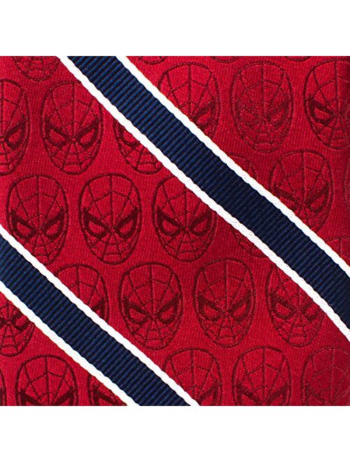 Cufflinks, Inc. Spider-Man Red and Navy Stripe Men's Tie