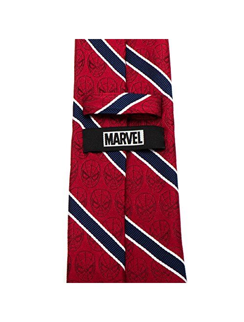 Cufflinks, Inc. Spider-Man Red and Navy Stripe Men's Tie