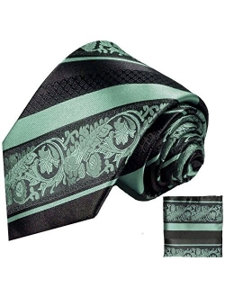 Classic Patterned Silk Tie Set by Paul Malone