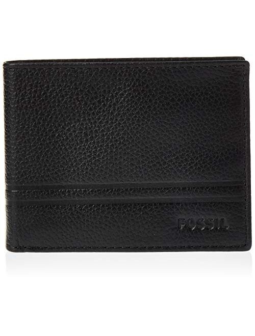 Fossil Men's Neel Leather Bifold Flip ID Wallet