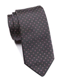Men's Patterned Silk Tie