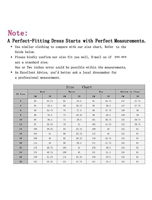 P PROMSTAR V-Neck Wedding Dress for Bride Lace Chiffon Beach Wedding Gowns Long with Train