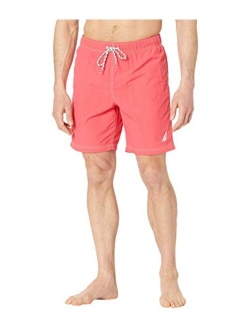 Men's Full Elastic Solid Swim Trunks