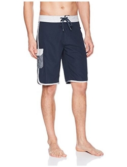 Men's Classic Wave 21 Inch Outseam Surf Suede Solid Boardshort