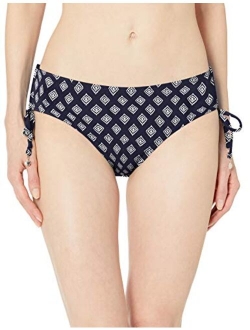 Women's Alex Solid Side Tie Adjustable Bikini Swim Bottom