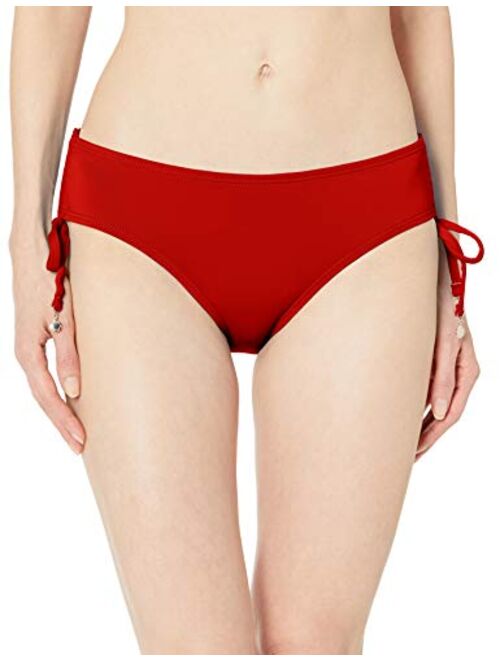 Anne Cole Women's Alex Solid Side Tie Adjustable Bikini Swim Bottom