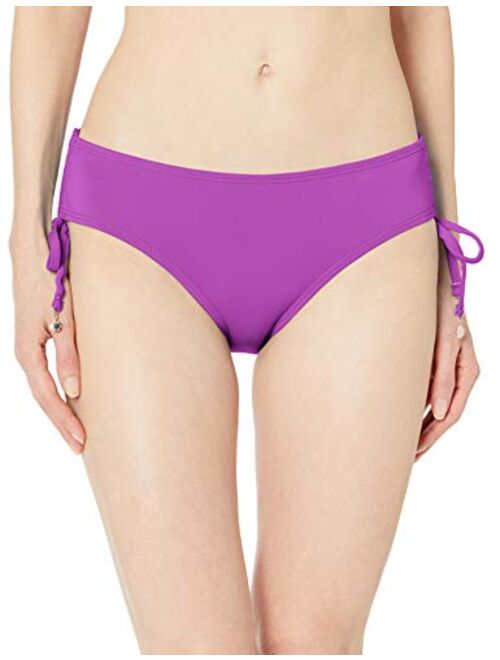 Anne Cole Women's Alex Solid Side Tie Adjustable Bikini Swim Bottom