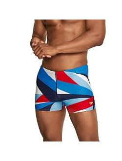 Men's Swimsuit Square Leg Printed