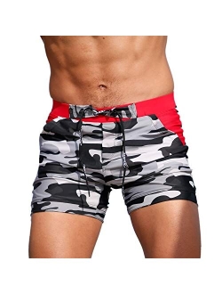 Taddlee Men Swimwear Swimsuits Swim Boxer Bikini Surfing Board Trunk Camo Shorts