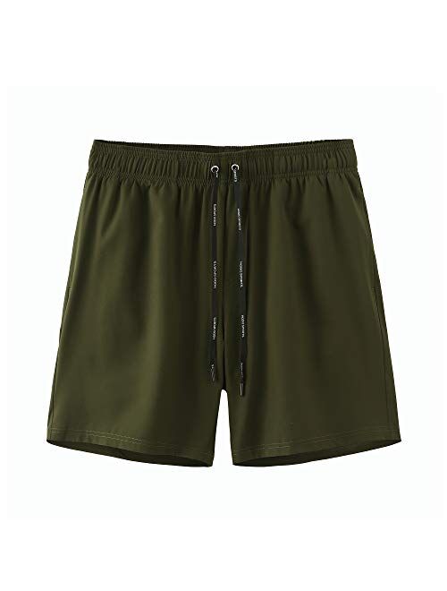 HOdo Mens Swim Trunks Quick Dry with Mesh Lining