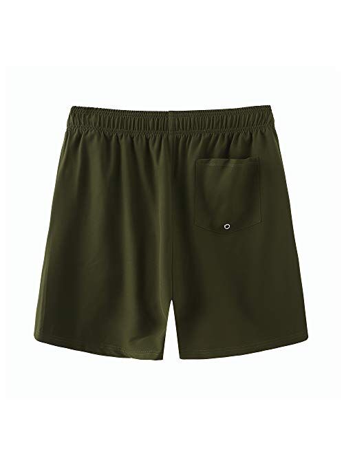 HOdo Mens Swim Trunks Quick Dry with Mesh Lining