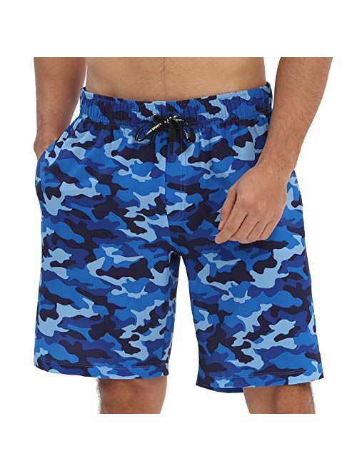 HOdo Mens Swim Trunks Quick Dry with Mesh Lining