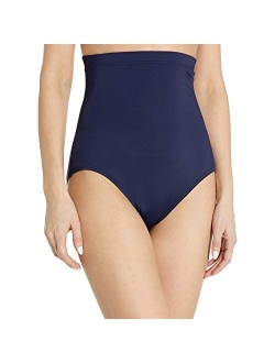 Women's Color Blast Solids Super High Waist Shape Control Bikini Bottom