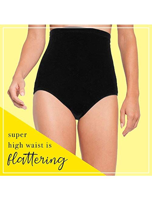 Anne Cole Women's Color Blast Solids Super High Waist Shape Control Bikini Bottom