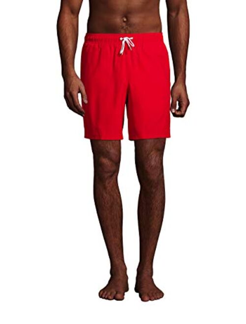 Lands' End Men's 8" Solid Volley Swim Trunks