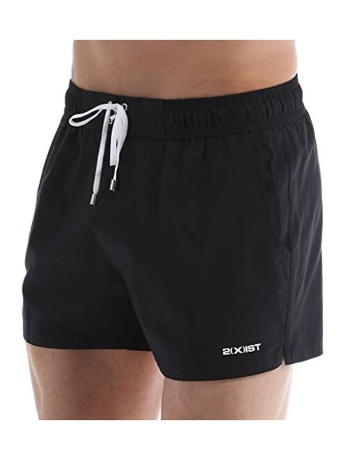 2(X)IST Mens Ibiza Solid Swim Trunk